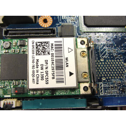 Замена беспроводной карты Dell Latitude D630