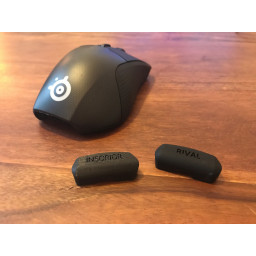 Замена шильдика игровой мыши Steelseries Rival 700
