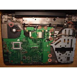 Замена материнской платы ноутбука Toshiba Satellite L505