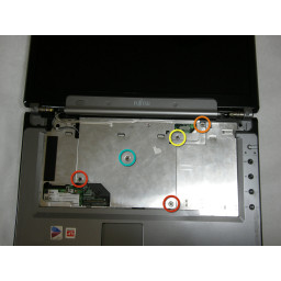 Замена металлической крышки материнской платы Fujitsu LifeBook N3510